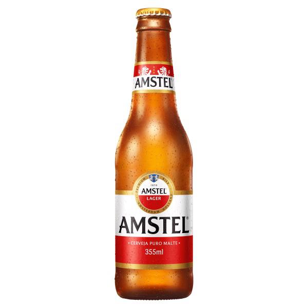 Cerveja Amstel Puro Malte Long Neck 355ml