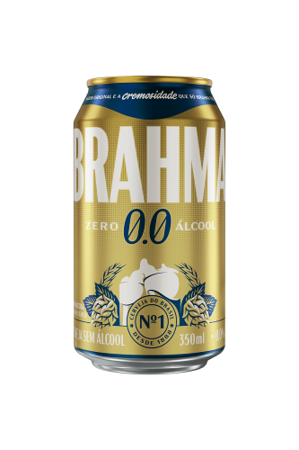 Cerveja Brahma Zero Álcool Lata 350ml