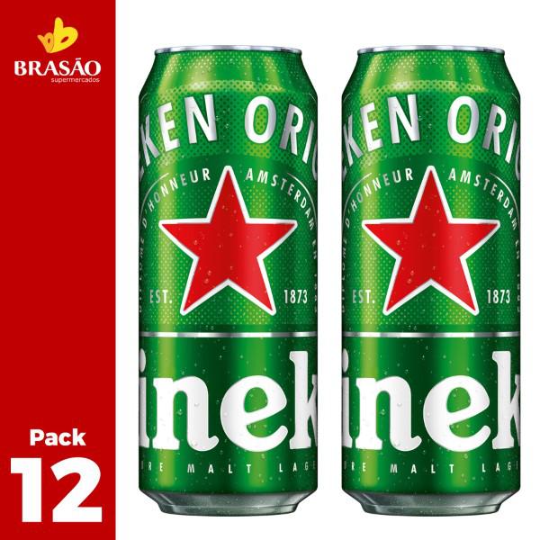 Cerveja Heineken Latão 473ml C/12