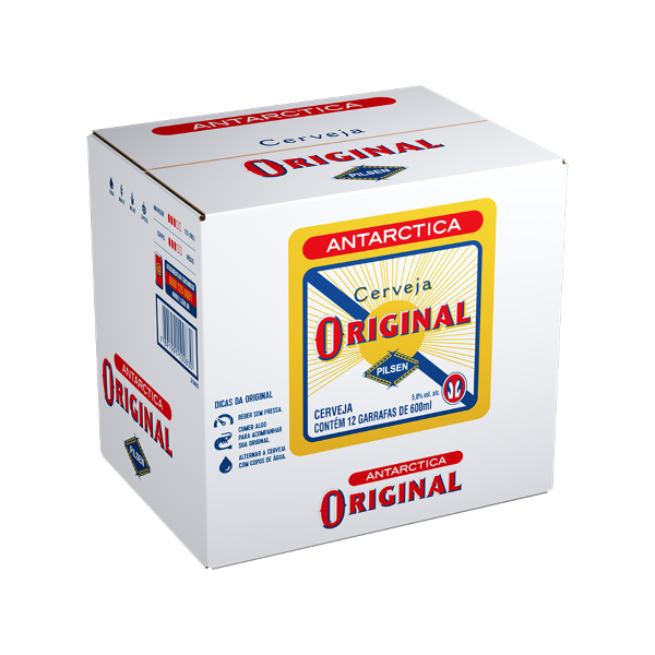 Cerveja Original 600ml Casco Descartável Pack c/12