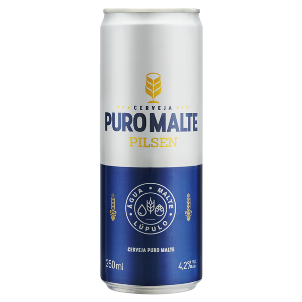 Cerveja Pilsen Puro Malte Imperio Lata 350ml