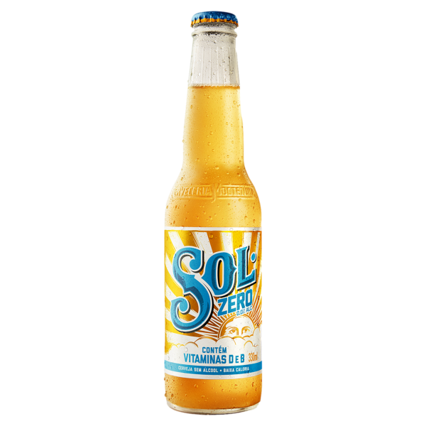 Cerveja Sol Beer Zero Alcool Long Neck 330ml