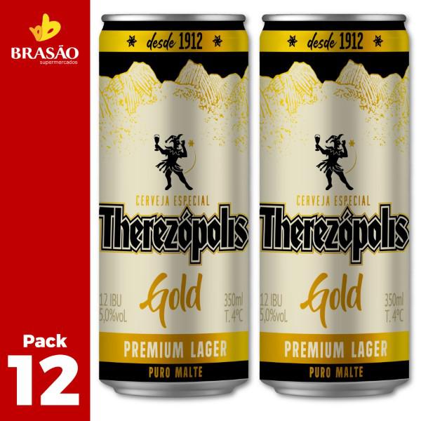 Cerveja Therezopolis Gold Lager 350ml C/12