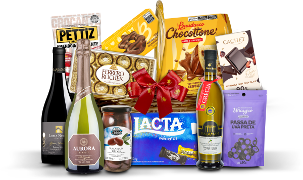 Cesta Natal Brasão - Delícias