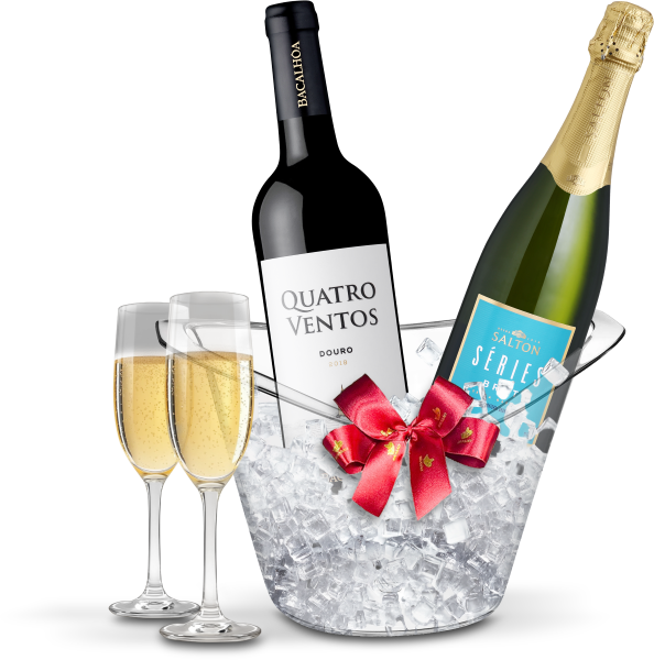 Cesta Natal Brasão - Wine Experience