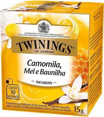 Chá de Camomila Mel e Baunilha Twinings 10 sachês