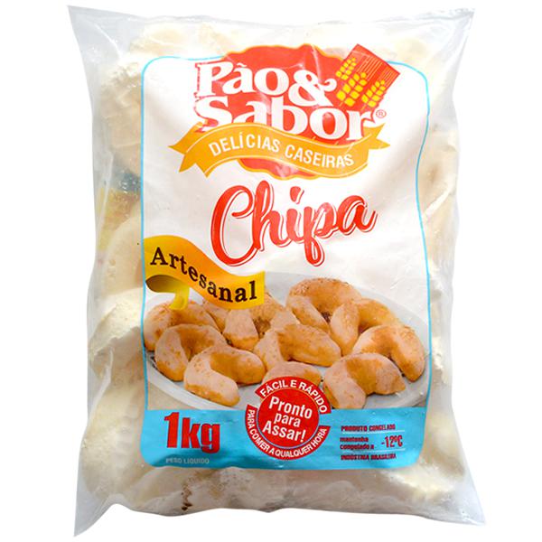 Chipa Artesanal Congelada Pão e Sabor 1kg