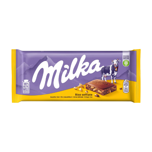 Chocolate Arroz Crocante Rice Crispy Milka 90g