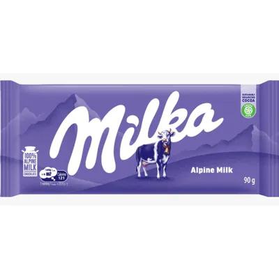 Chocolate Barra Ao Leite Alpine Milk Milka 90g