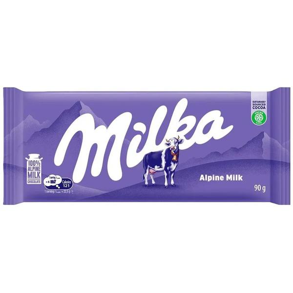Chocolate Barra Ao Leite Milka 90g