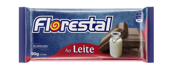 Chocolate Barra Florestal Ao Leite 80g