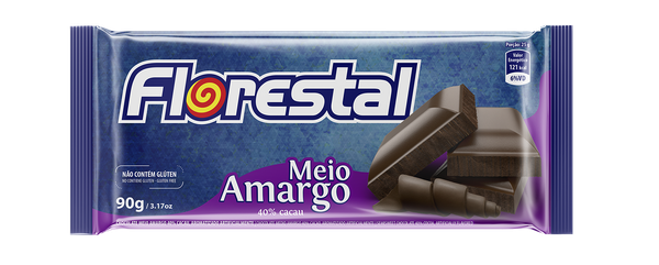 Chocolate Barra Florestal Meio Amargo 80g