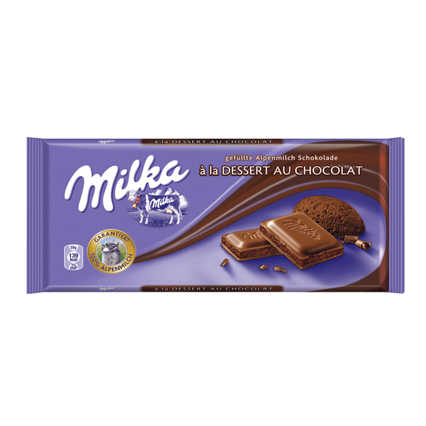 Chocolate Barra Milka Ao Leite C/Creme Cacau 100g