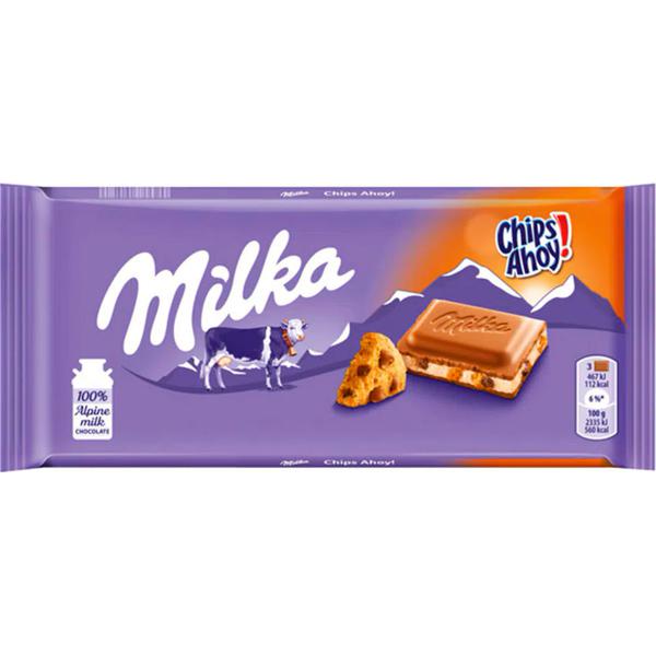 Chocolate Barra Milka Chips Ahoy 100g