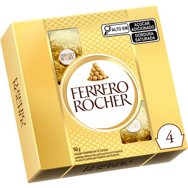 Chocolate Ferrero Rocher T4 Cx 50g