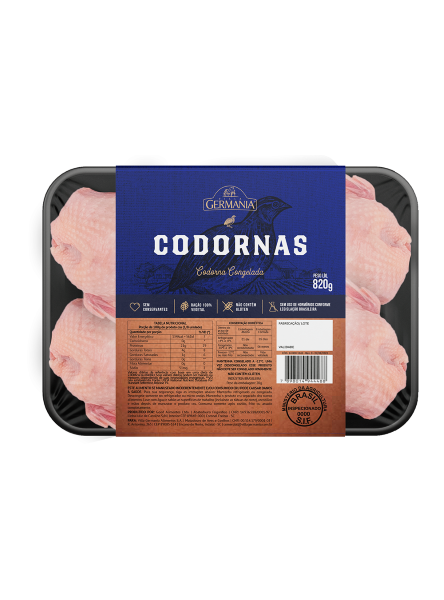 Codornas Inteiras Villa Germania 820g