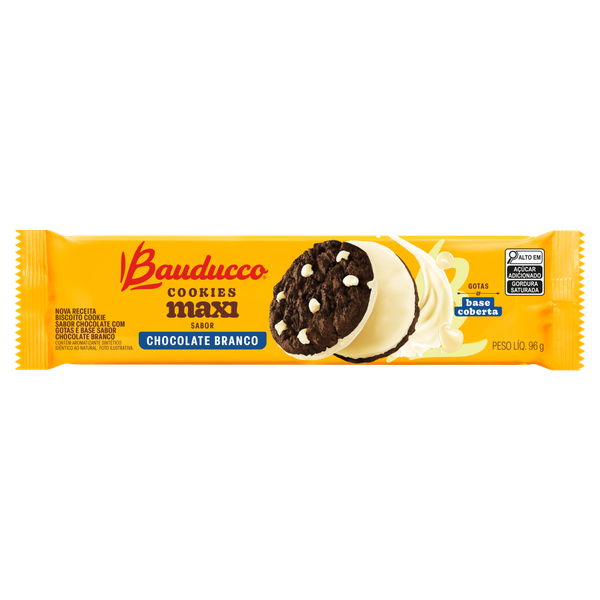 Cookies Bauducco Choc/Choc Branco 96g