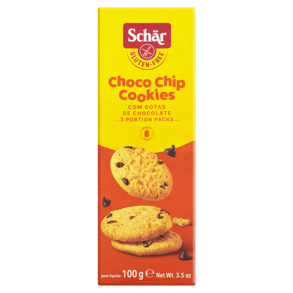 Cookies Schar Gotas De Chocolate 100g (Sem Glúten)