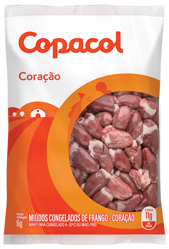 Coração Frango Congelado Copacol Kg