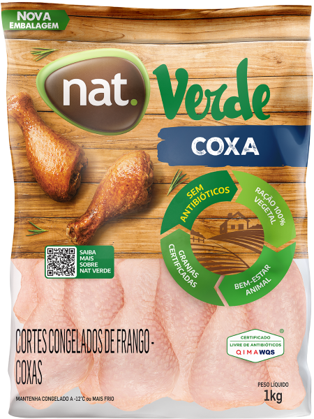Coxa De Frango Nat Verde Iqf 1kg
