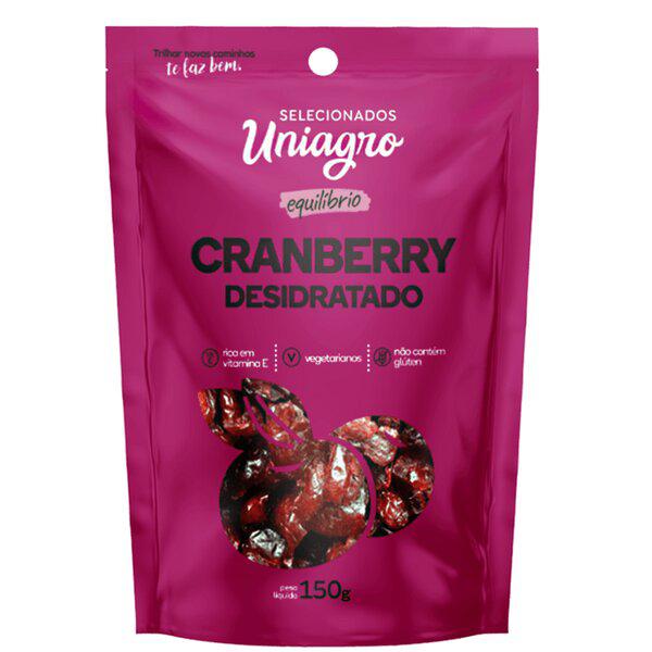 Cranberry Desidratado Uniagro 120g