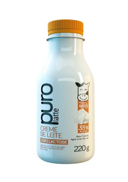 Creme De Leite Zero Lactose Purolatte 220g