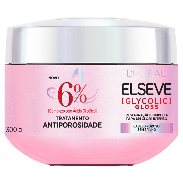 Creme Tratamento Elseve Glycolic Gloss 300g