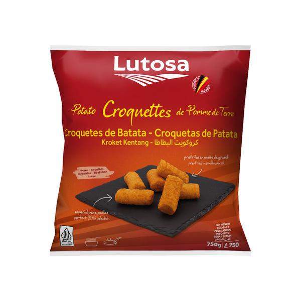 Croquete de Batata Belga Congelado Lutosa 750g (Importação Brasão)