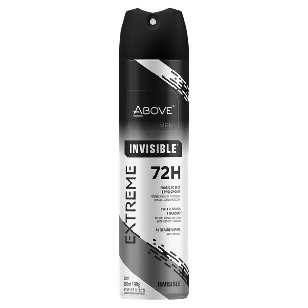 Desodorante Aerosol Above Extreme Unvisible 150ml