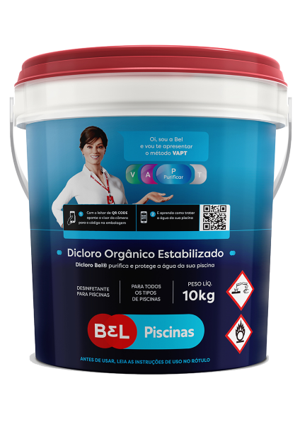 Dicloro Orgânico Estabilizado Bel Piscinas 10kg