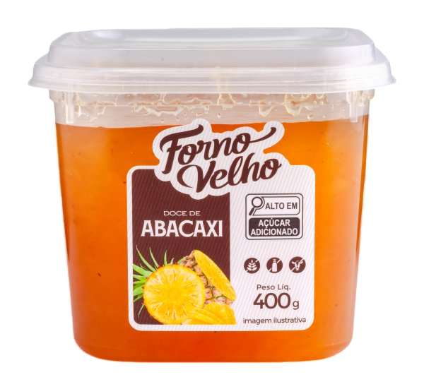 Doce De Frutas Forno Velho Abacaxi 400g