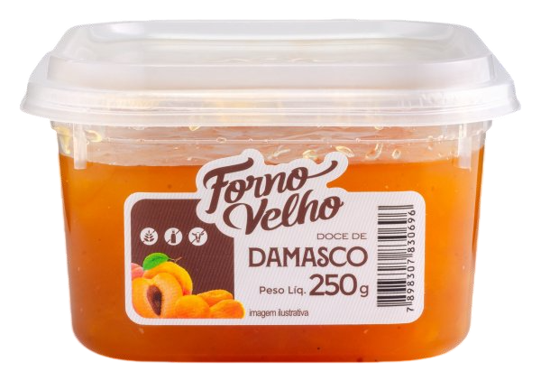 Doce De Frutas Forno Velho Damasco 250g