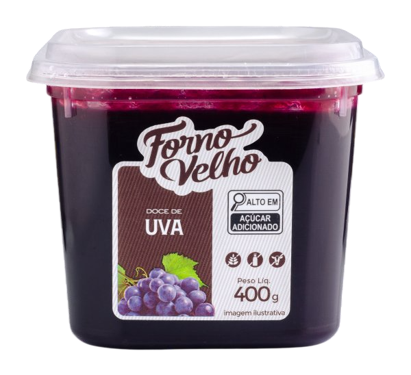 Doce De Frutas Forno Velho Uva 400g