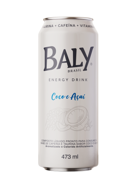 Energético Baly Lata Coco e Açaí 473ml