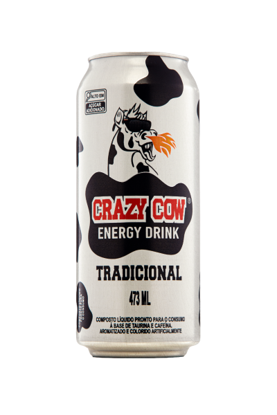 Energético Crazy Cow Latão 473ml