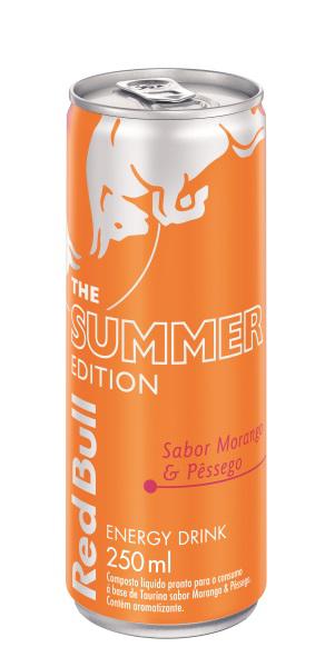 Energético Red Bull Morango/Pêssego 250ml