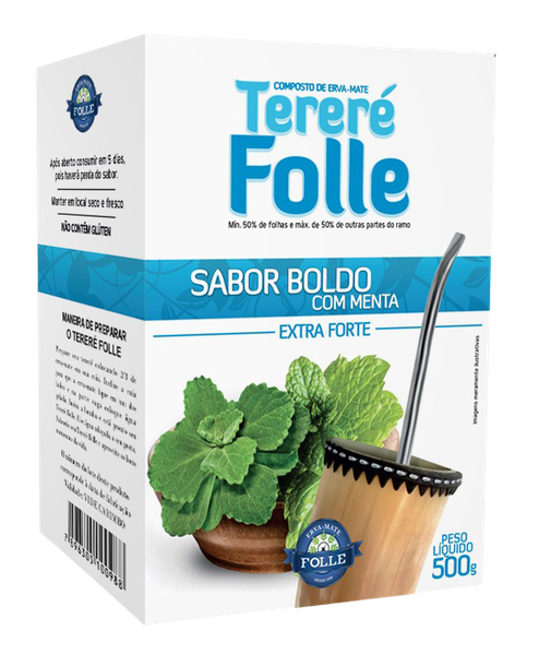 Erva Mate Tererê Boldo Folle 500g