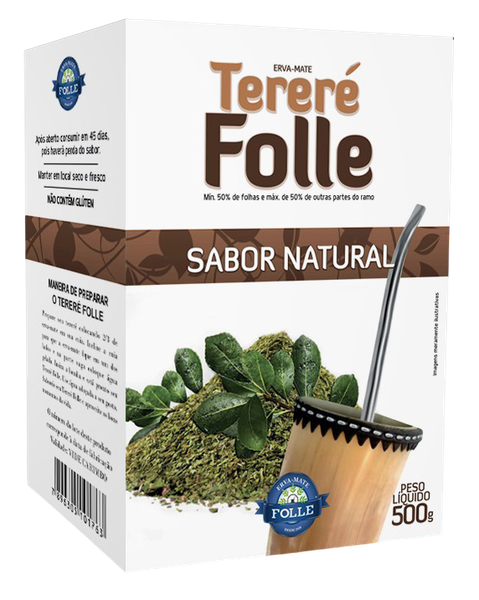 Erva Mate Tererê Folle Natural 500g