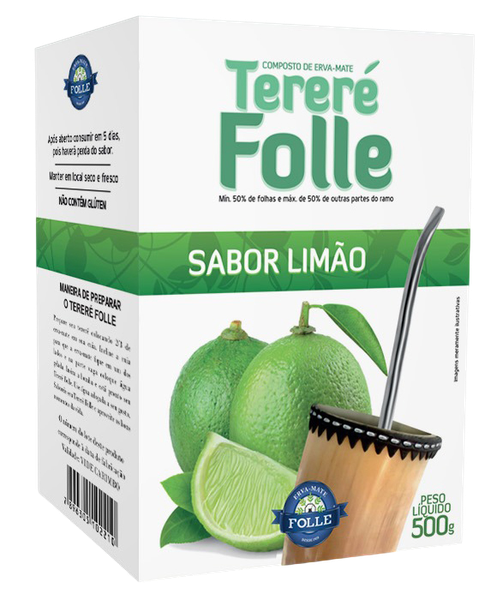 Erva Mate Tererê Limão Folle 500g