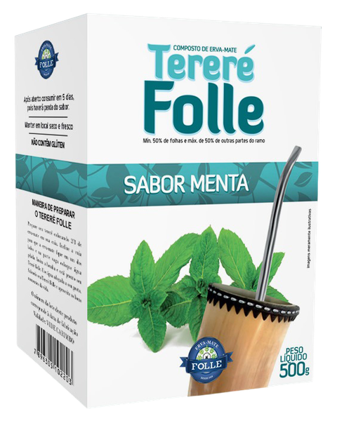 Erva Mate Tererê Menta Folle 500g