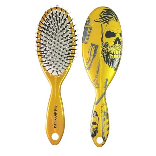 Escova Cabelo Marcoboni Caveira Linha Men Divers