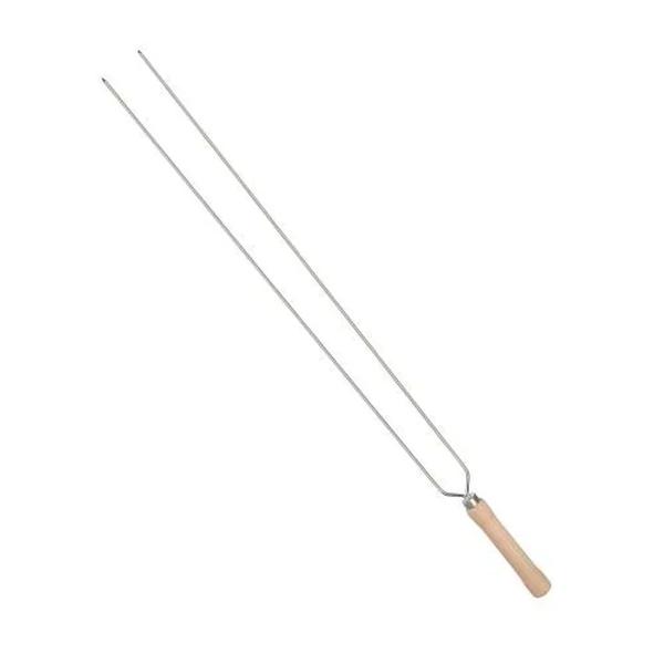 Espeto Cromado Duplo Cabo Mad D-81