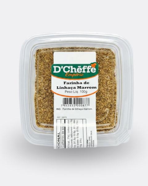 Farinha De Linhaca Marrom Dcheffe 100g