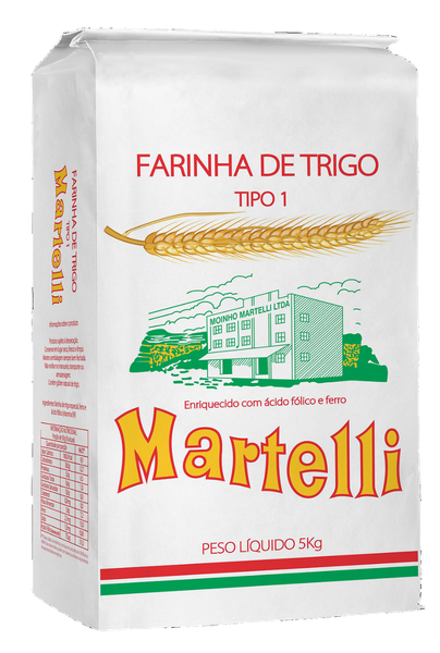 Farinha Trigo Martelli 5kg