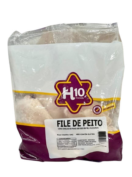 File De Peito de Frango H10 Foods IQF 1kg