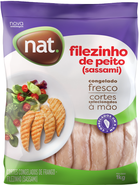 Filezinho Sassami De Frango Nat Iqf 1kg