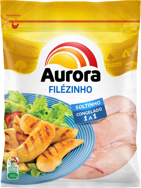 Filezinho Sassami Frango Aurora Iqf 1kg