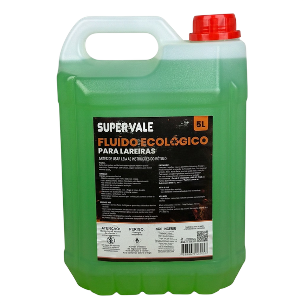 Fluido Ecologico Para Lareira Supervale 5lt