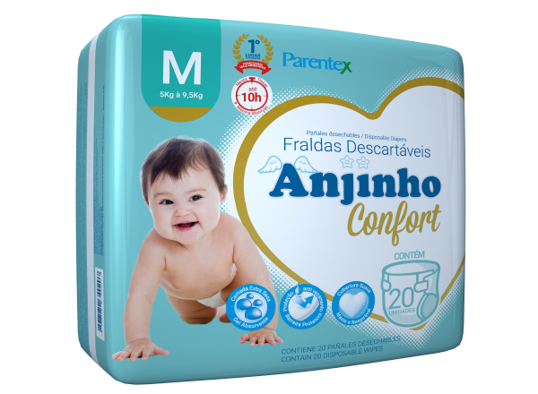 Fralda Anjinho Confort Dia Noite M. C/18