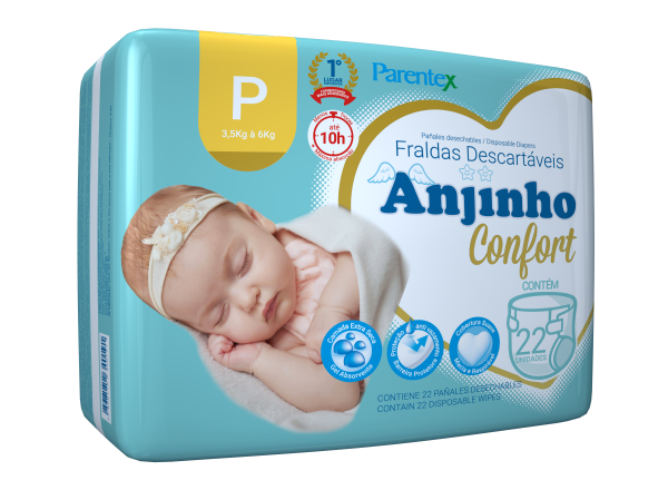 Fralda Anjinho Confort Dia Noite P.C/22